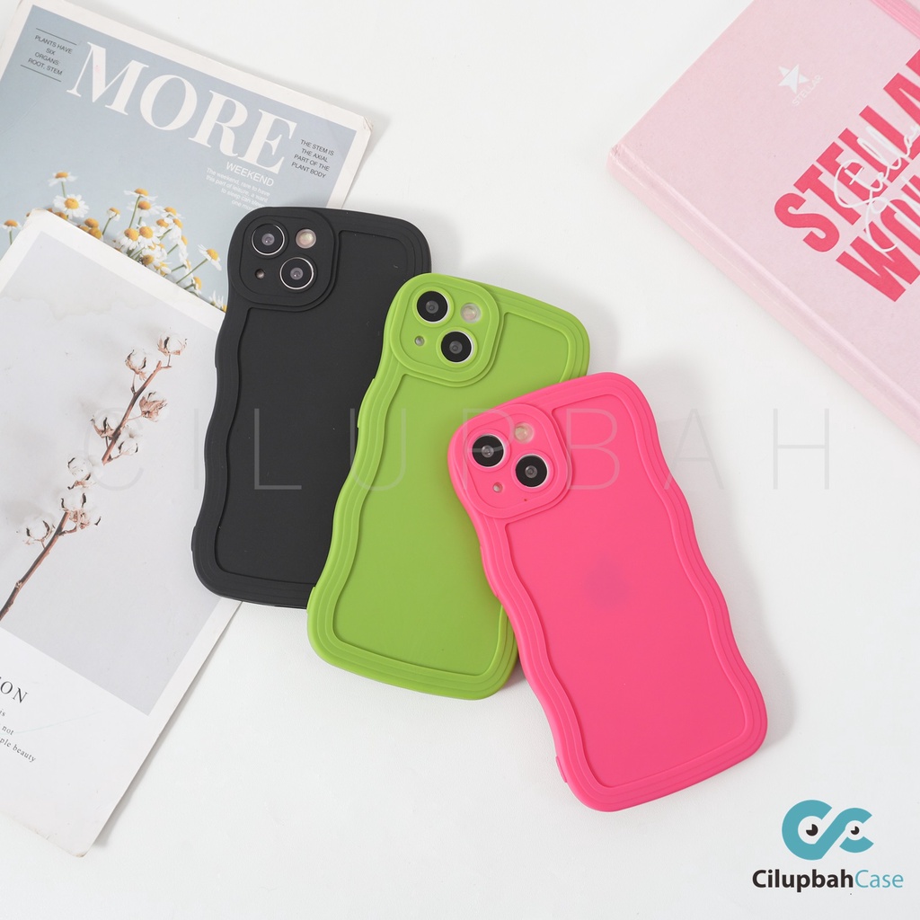 Softcase SIlicone Wavy Side for iPhone 14 / iPhone 14+ 14 PLUS / iPhone 14 Pro / iPhone 14 Pro Max