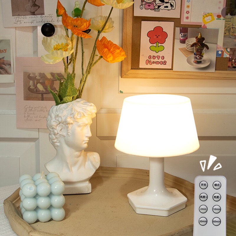 lampu kamar tidur Feeding lamp LED Table Lamp Cordless Lamp Bedroom Bedside Lamp