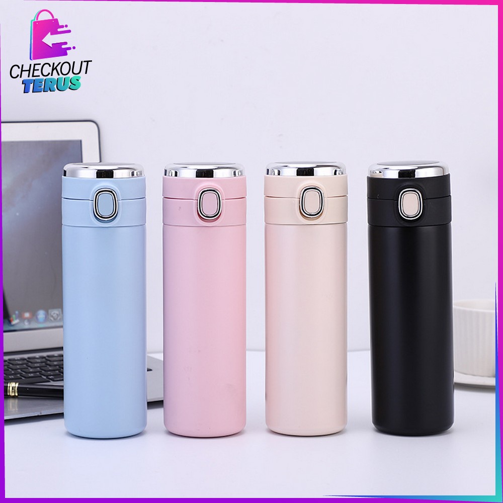 CT C720 Termos Air Panas Portabel 420ML Botol Minum Vacuum Flask Digital Led Display Temperatur Thermos Tumbler Import