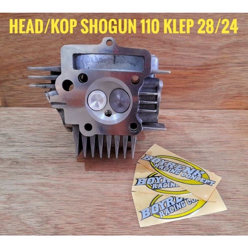 HEAD/KOP SHOGUN 110 KLEP 26/23 - 27/23 - 28/24 -29/24 - 30/25 - BOYRENK RACING CONCEPT