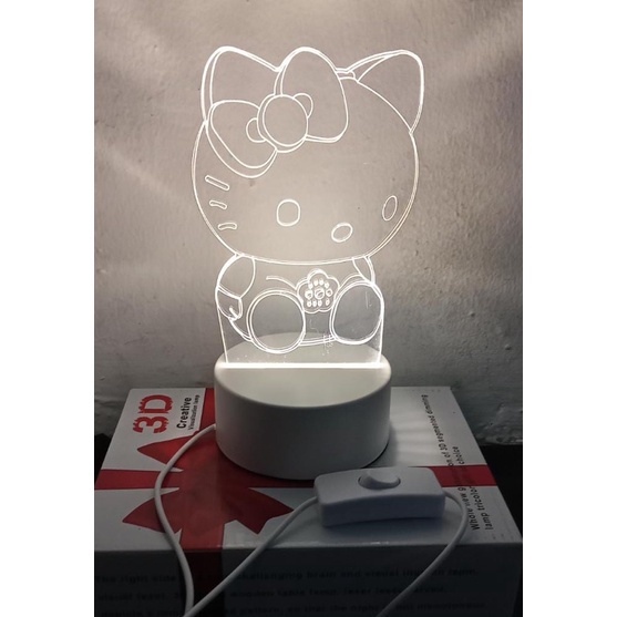 LAMPU HIAS LED 3D /LAMPU TIDUR KARAKTER /LAMPU MEJA LED MOTIF IMUT LUCU TERMURAH