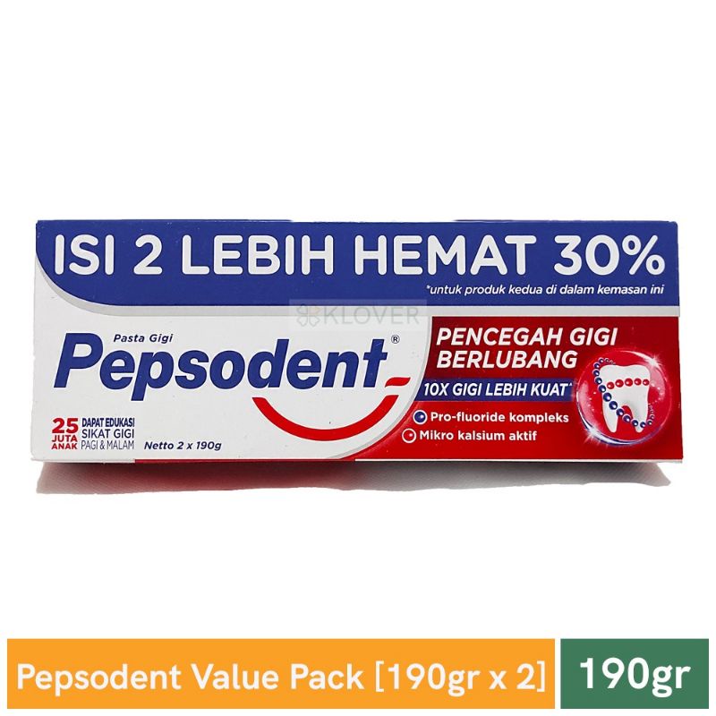 Pepsodent White 190x2 Hemat 30%