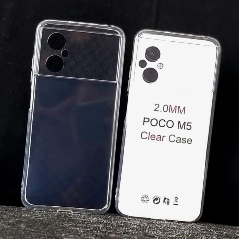 XIAOMI POCO M5 CLEAR HD 2.0 CASING SOFTCASE SILIKON BENING BAHAN TEBAL ANTI JAMUR