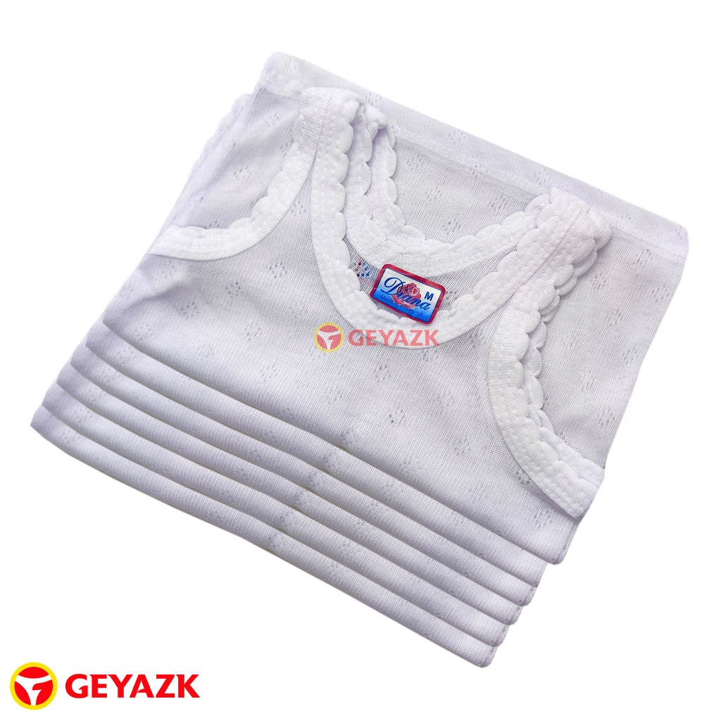 6 Pcs Kaos Dalam Anak Laki-Laki Dan Perempuan Singlet Anak Putih