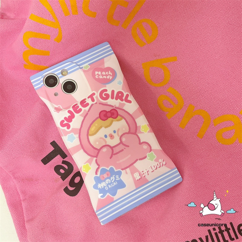 Soft Case Motif Kartun Kobito Untuk iPhone 11 12 13 14 Pro Max XR 7plus 8 7 6 6s 14 Plus X Xs Max SE 2020