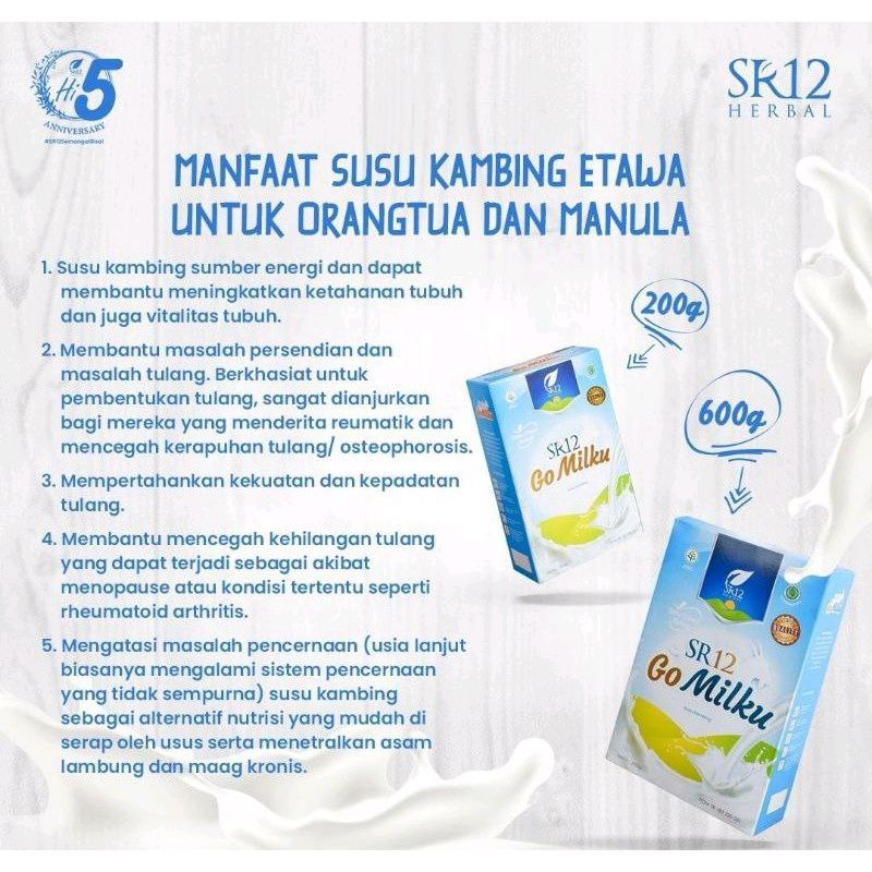 Gomilku SR12 - Susu Kambing Etawa Penggemuk Badan