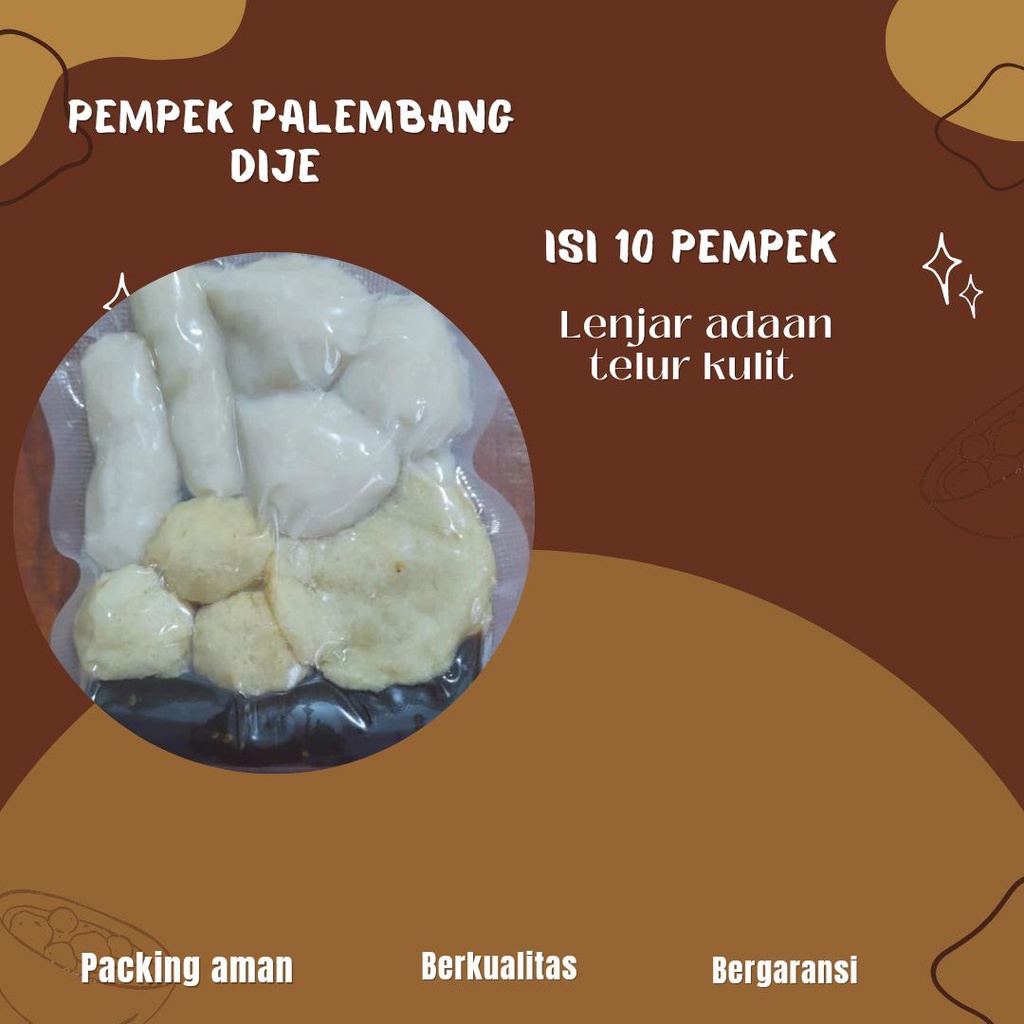 Pempek Palembang Asli Empek Empek Kulit Adaan Telur Lenjar Original