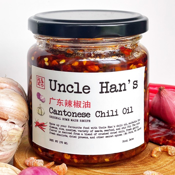 

NEW Uncle Han's Chili Oil - Strong, Level Hot/Spicy
