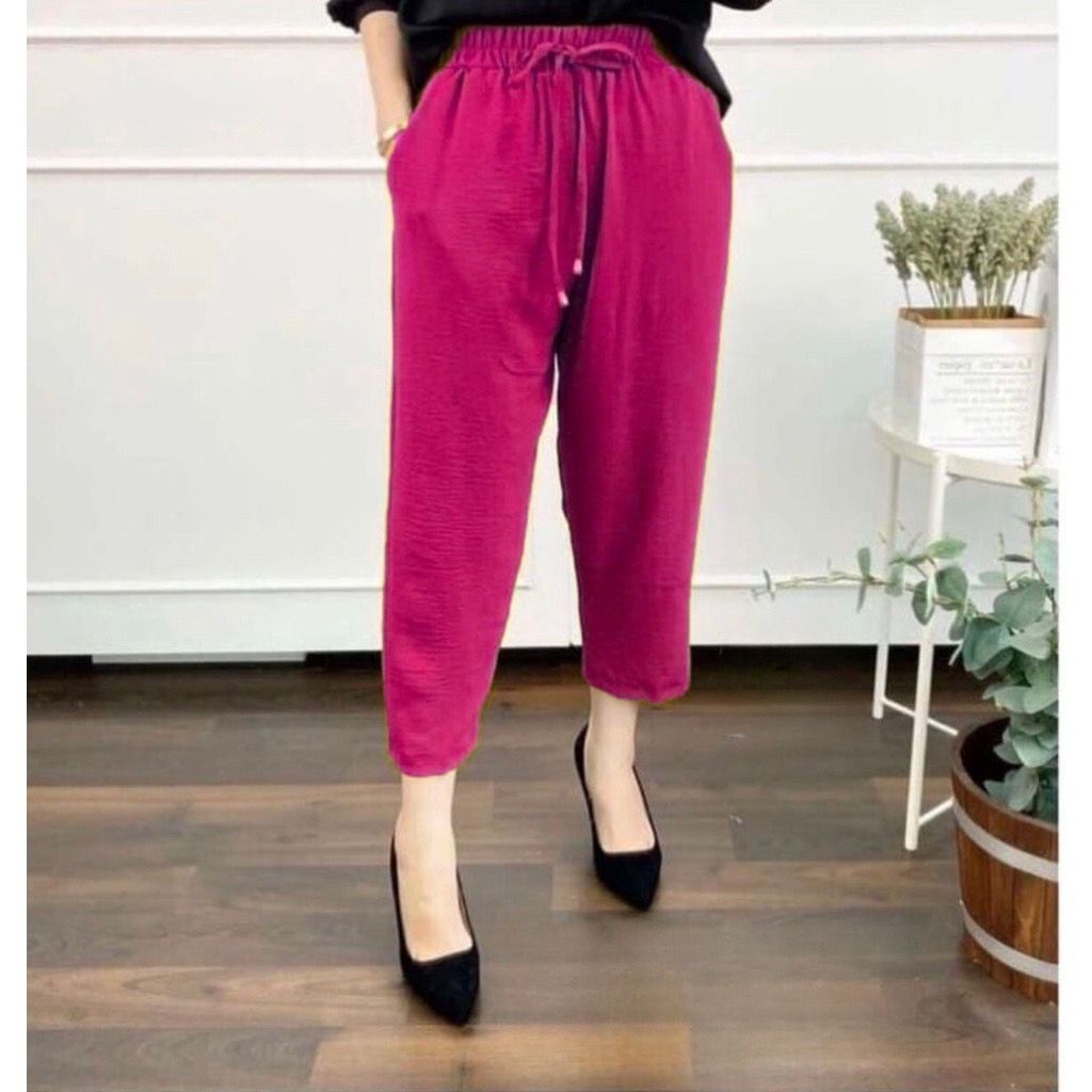 JORALI PANTS CELANA WANITA CRINCKLE DEODORA PREMIUM RAYON