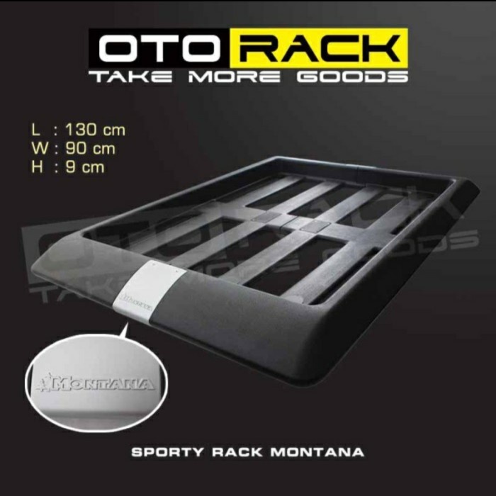 Sporty roof rack premium MONTANA OTORACK injection