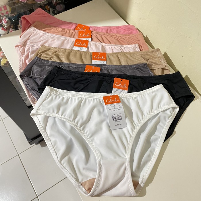 Luludi By Wacoal Midi Panty Sale Shiny Polos Lp 2022 / Celana Dalam