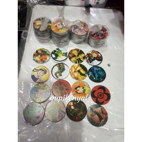 Tazos besi tebel bogem gacoan satuan