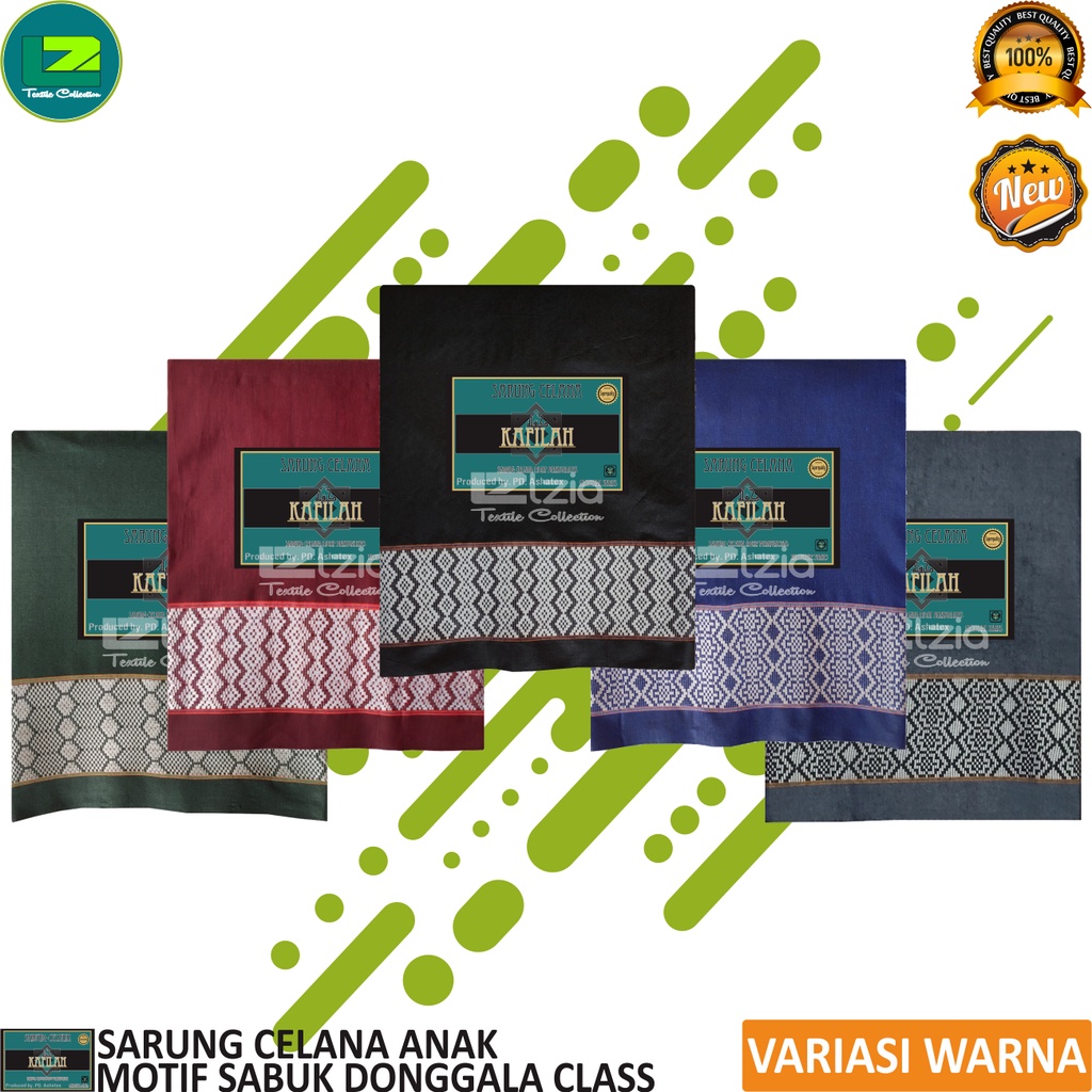 SARUNG CELANA ANAK MOTIF SABUK DONGGALA CLASSIC KAFILAH  1-7 Thn