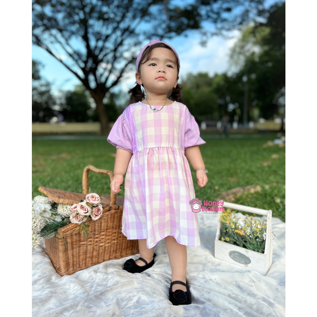 HoneyBlossom - dress anak / dress anak 1 tahun / dress anak bayi perempuan lily