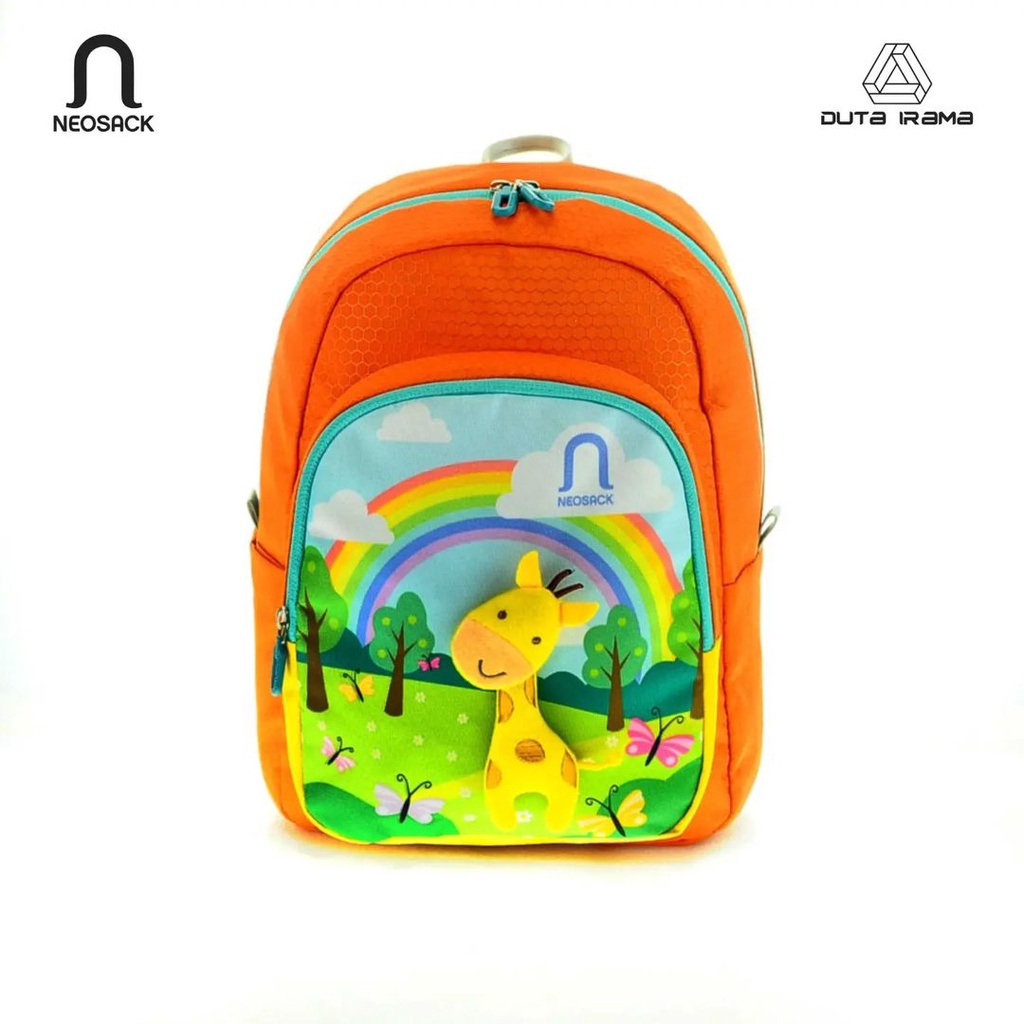 DUTAIRAMA - NA95080 HAPPY GIRAFFE - TAS RANSEL BACKPACK DAYPACK SEKOLAH LAPTOP ANAK PAUD TK SD SMP S