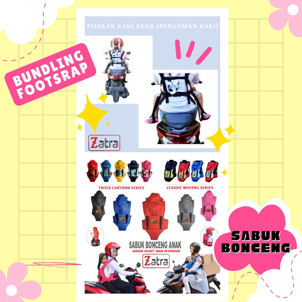 BUNDLING FOOTSTRAP SABUK BONCENG ANAK ZATRA