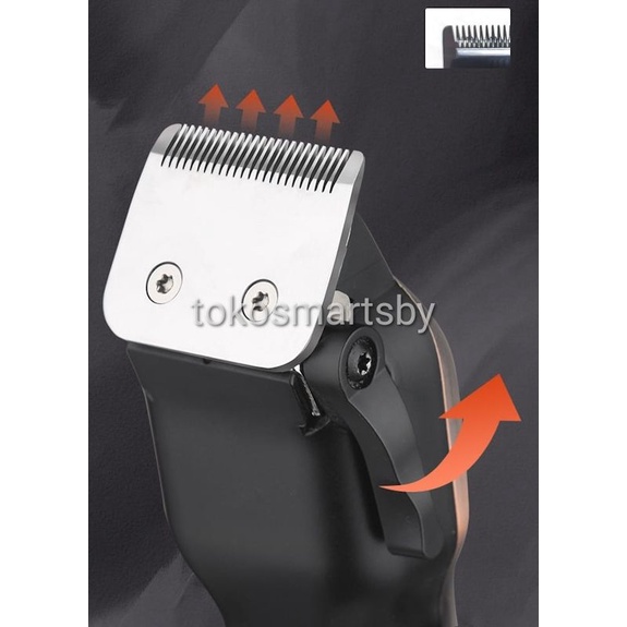 ALAT CUKUR RAMBUT KEMEI KM 6372 HAIR CLIPPER KEMEI CHARGER LED