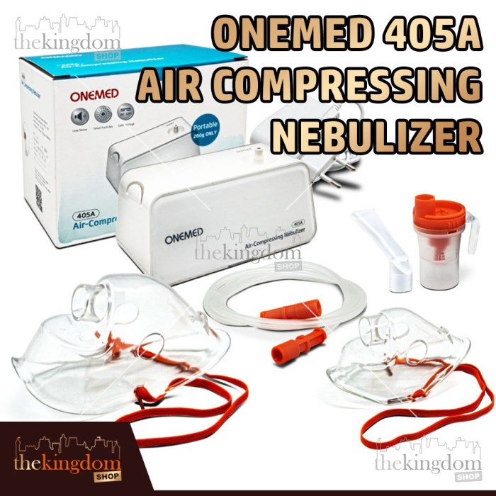 Onemed 405A Air Compressing Nebulizer Mesin Uap Asma Inhaler