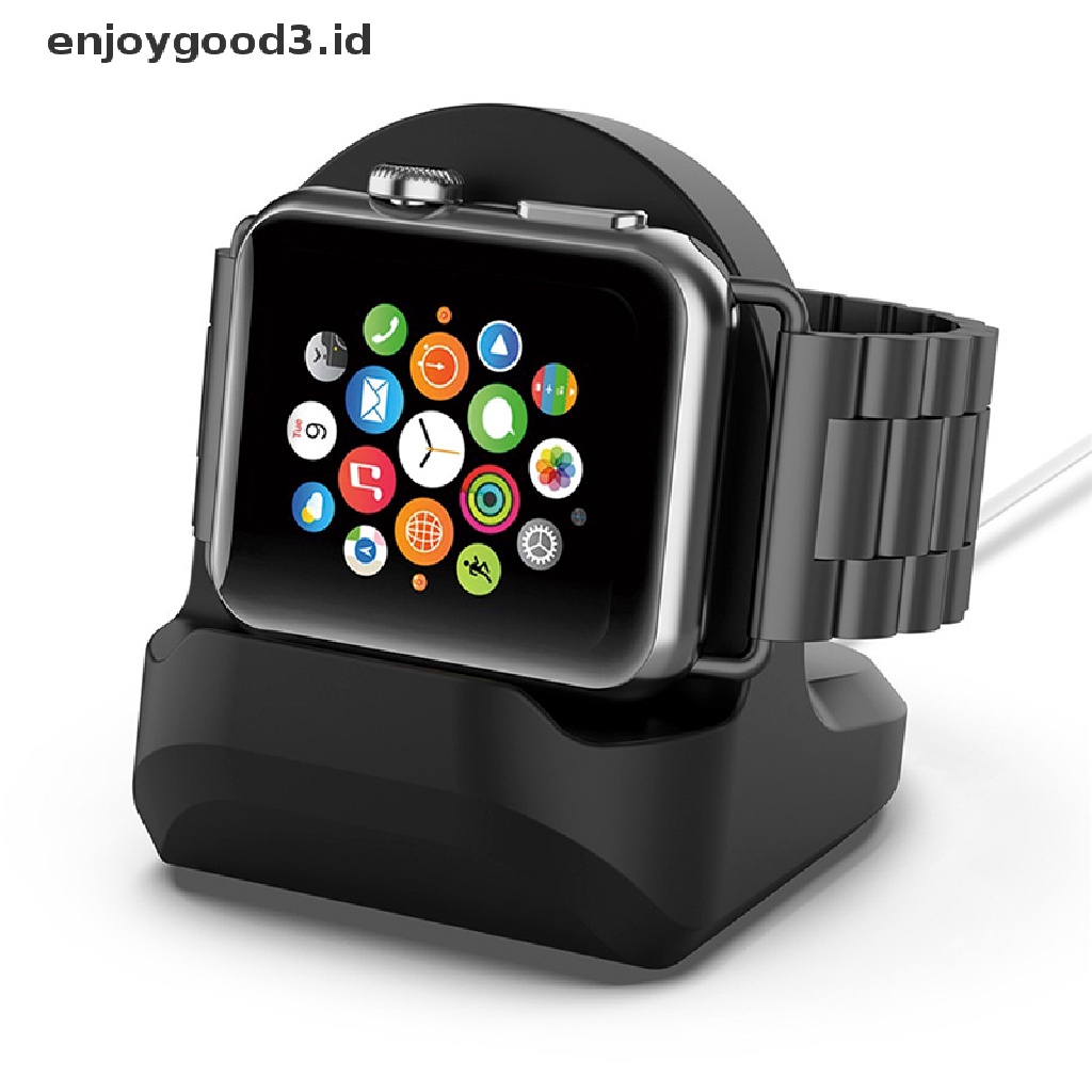 Stand Holder Charging Dock Station Untuk iWatch Seri 4 3 2 1