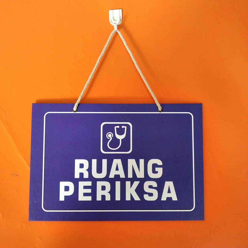 Jual Hard Poster Ruang Periksa Poster Gantung Nam Ruang Penunjuk