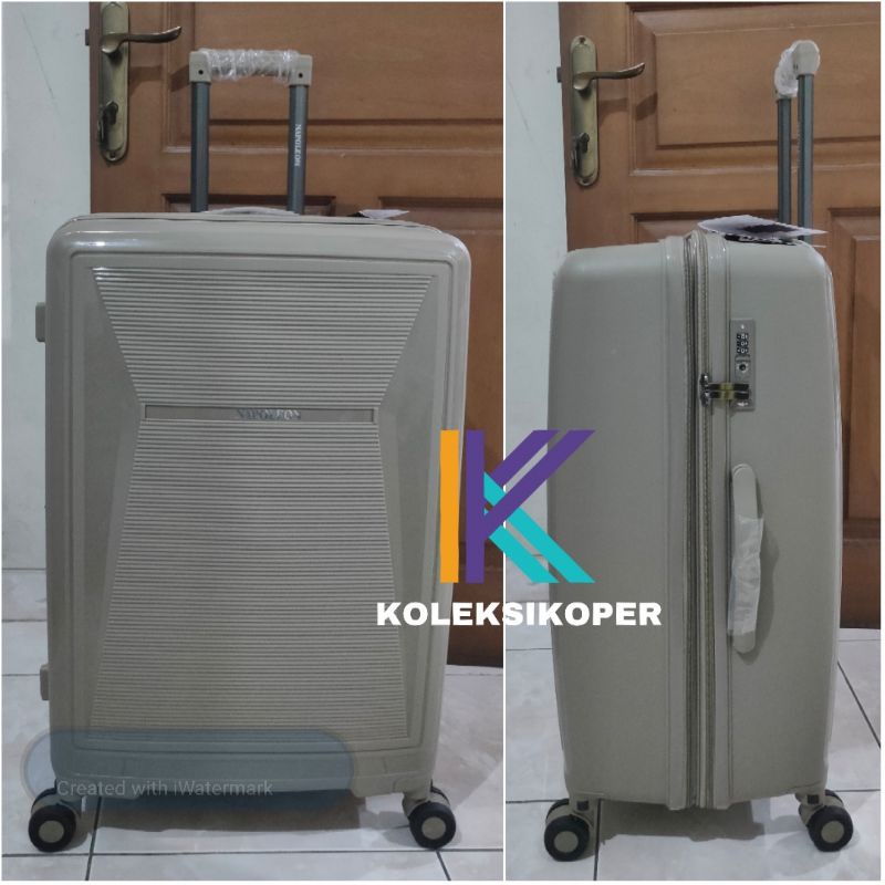 Tas Koper Napoleon PVC Anti Pecah TSA Lock size Bagasi 28 inch
