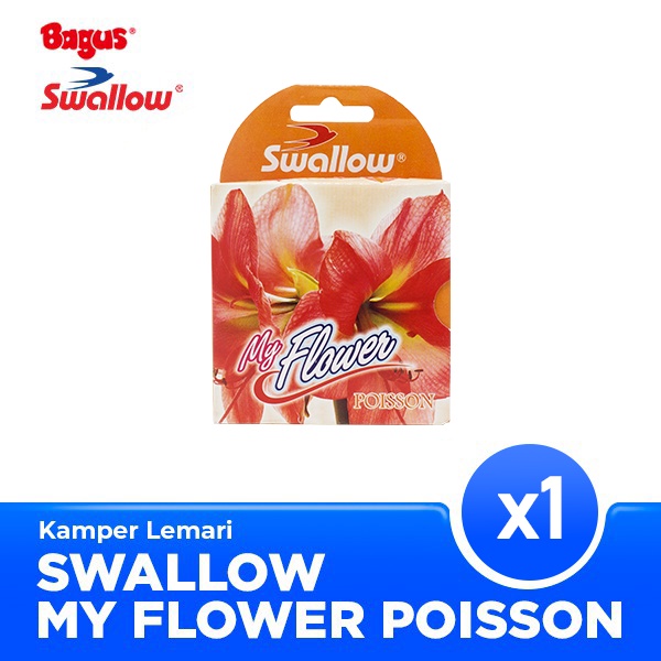 Ktmstore Kamper baju kapur barus pakaian anti jamur Swallow My Flower Poisson