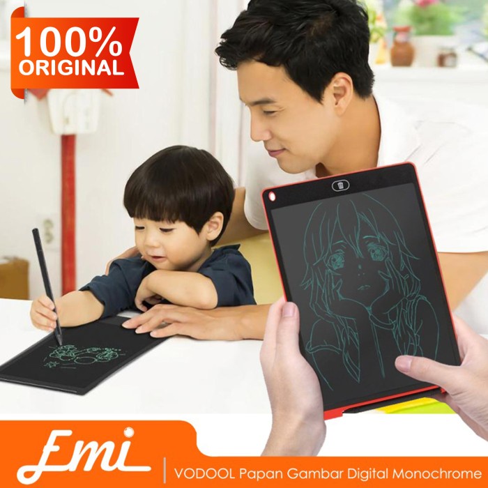 

Papan Gambar Digital Monochrome LCD Drawing Graphics Tablet 12inch