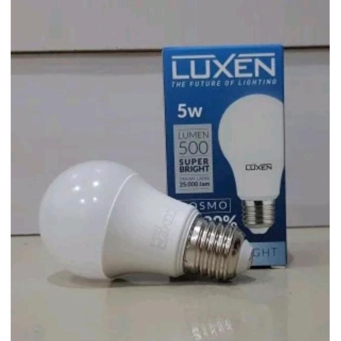 Lampu Led Bulb 5 watt cahaya Kuning