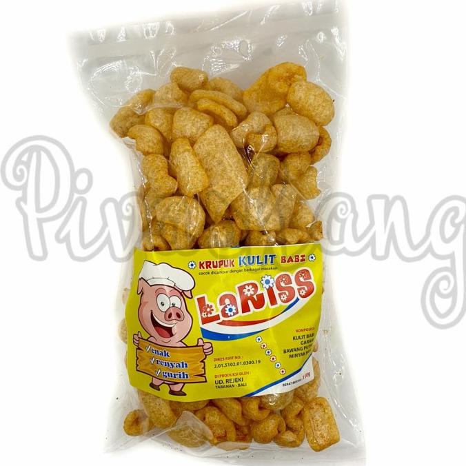 

GROSIR Kerupuk Rambak Babi Krupuk Kulit Rejeki Lariss Bali 150gr