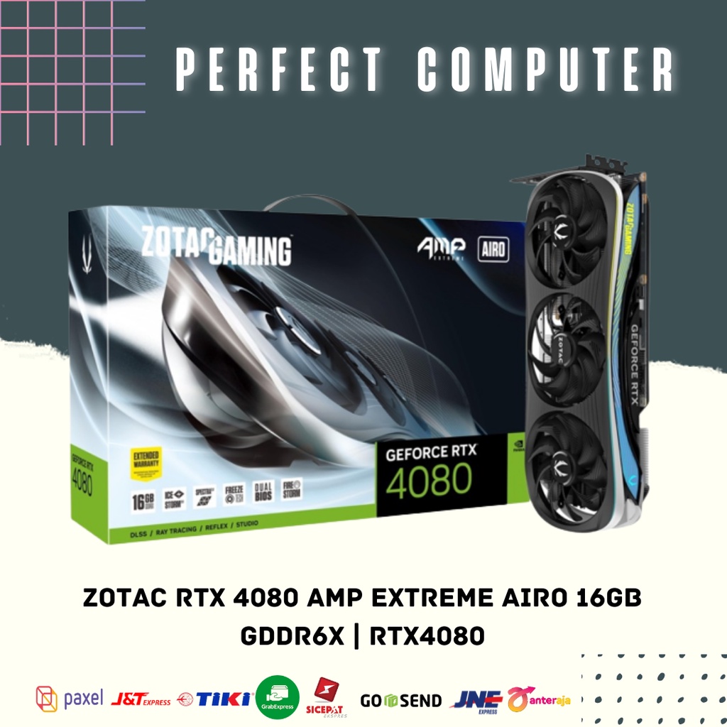 ZOTAC RTX 4080 AMP EXTREME AIRO 16GB GDDR6X | RTX4080
