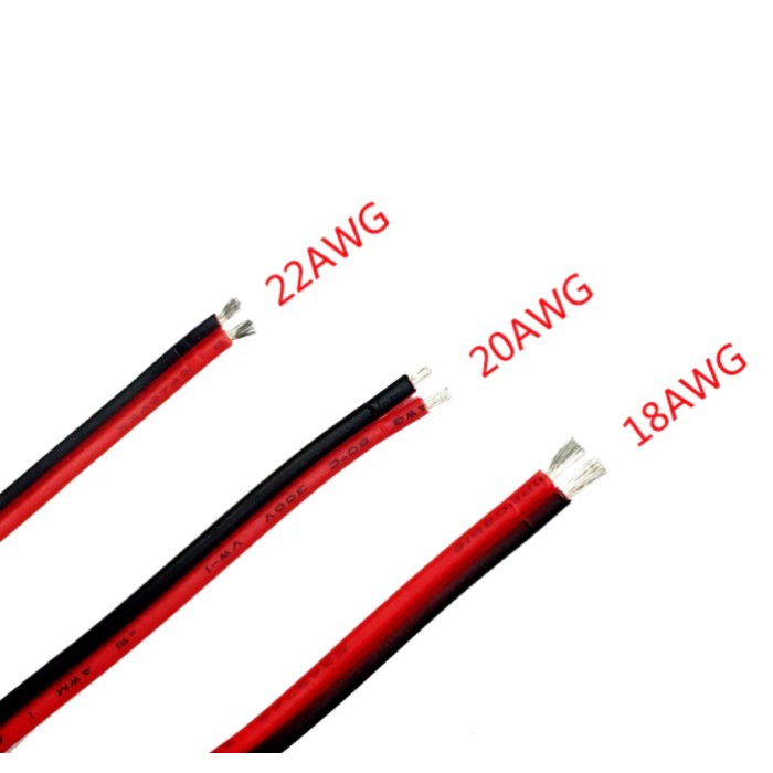 Kabel Eceran AWG20x2 Ecer AWG 20 x 2 Serabut Merah Hitam Per Meter