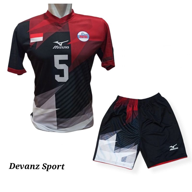 stelan kaos voli printing / jerawat voli pria dan wanita motif terbaru