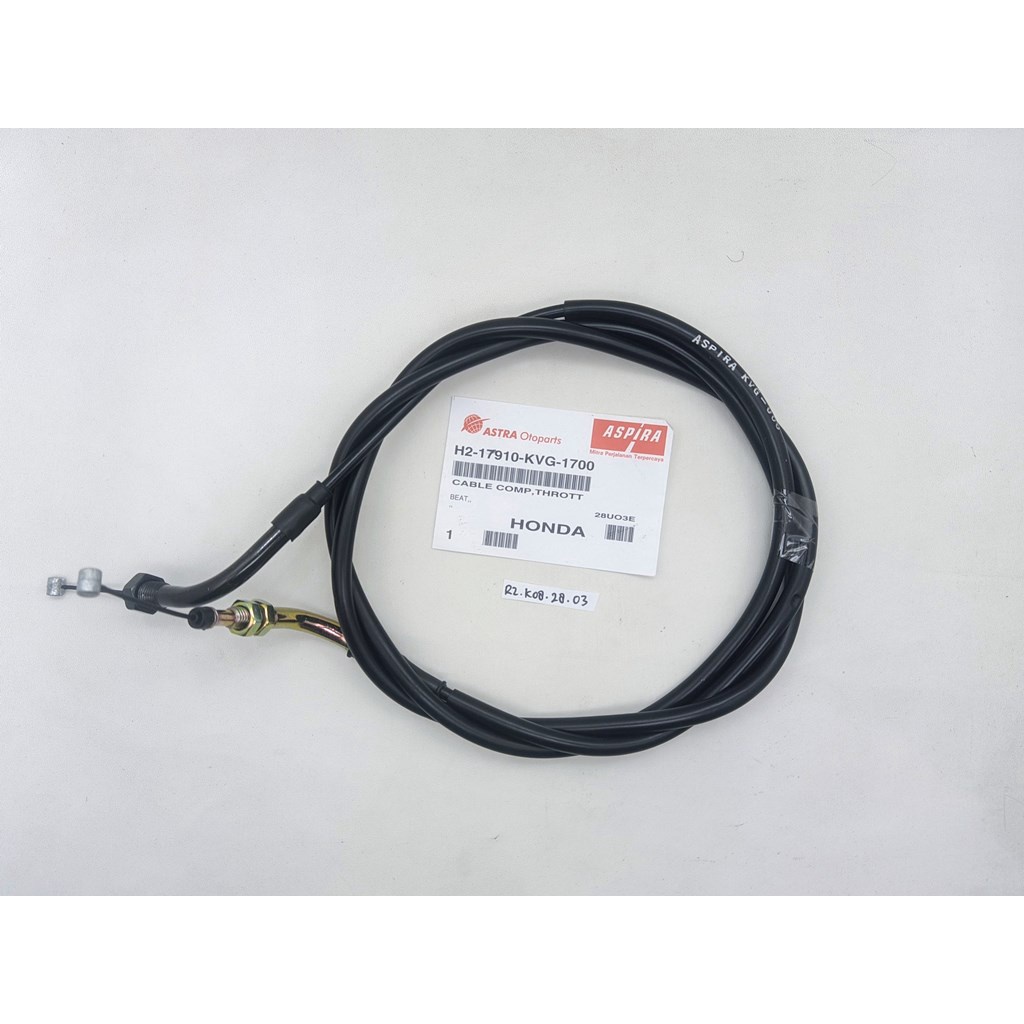 Kabel Gas Honda Beat Old Karbu Original Aspira H2-17910-KVG-1700