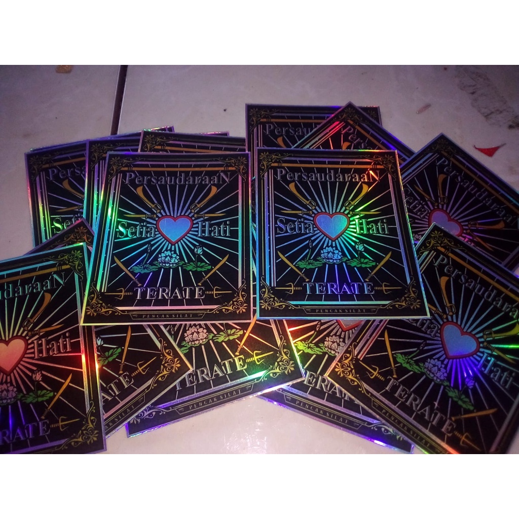 

stiker psht printting hologram sakral