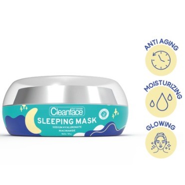 ❤ RATU ❤ Cleanface Sleeping Mask 50g | Masker Wajah Purbasari