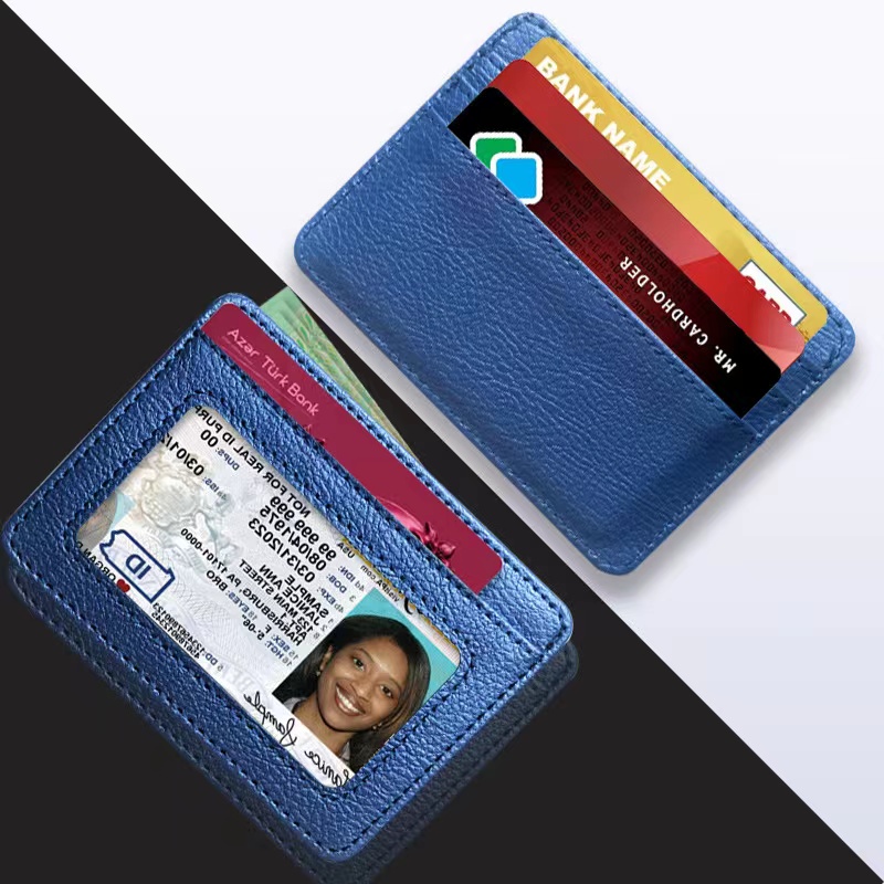 ASIN829-N06 Kotak penyimpanan kartu dompet kartu / pemegang kartu bank / pemegang kartu ID