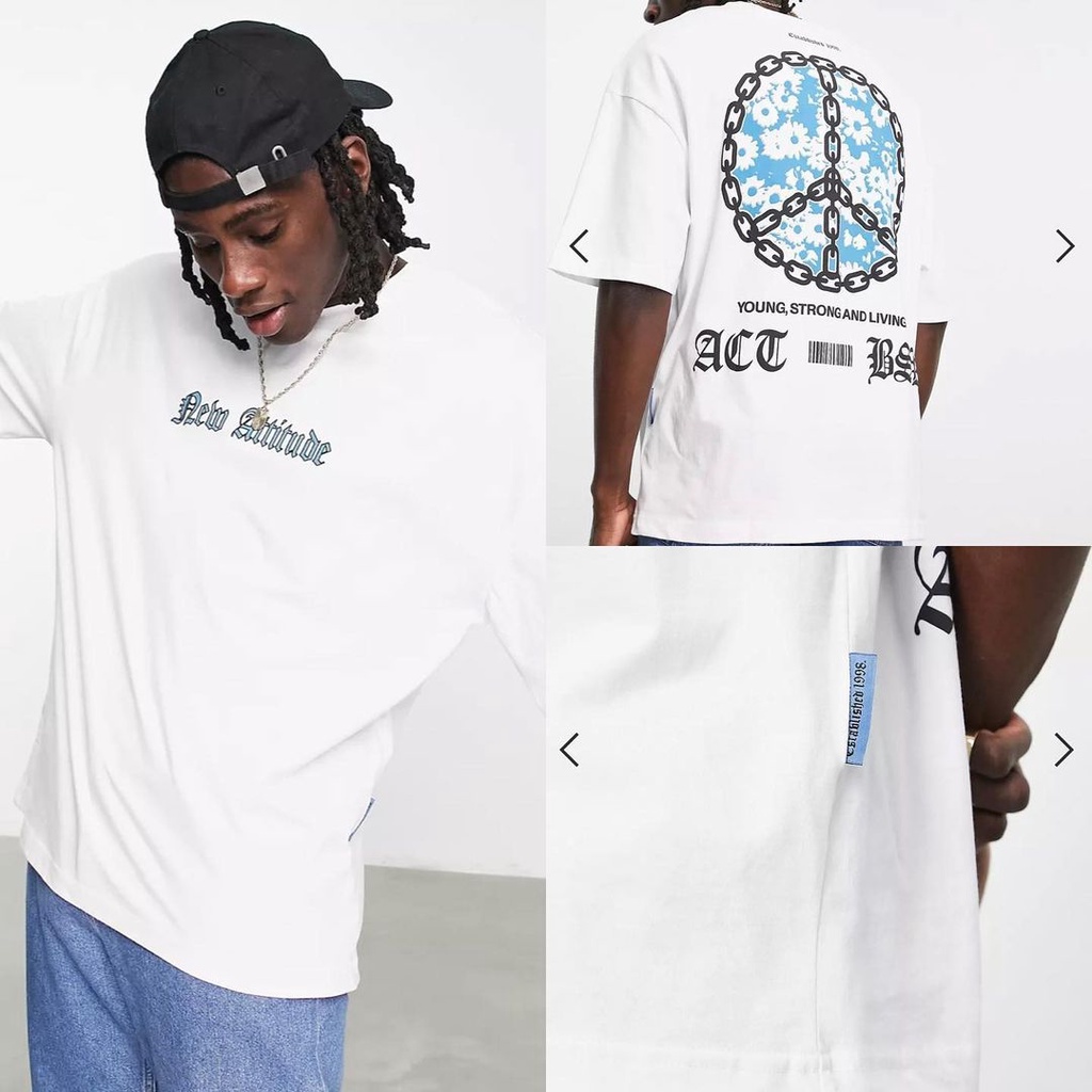 ZARA X BERSHKA GRAPHIC TSHIRT - PULL AND BEAR PRINT TSHIRT