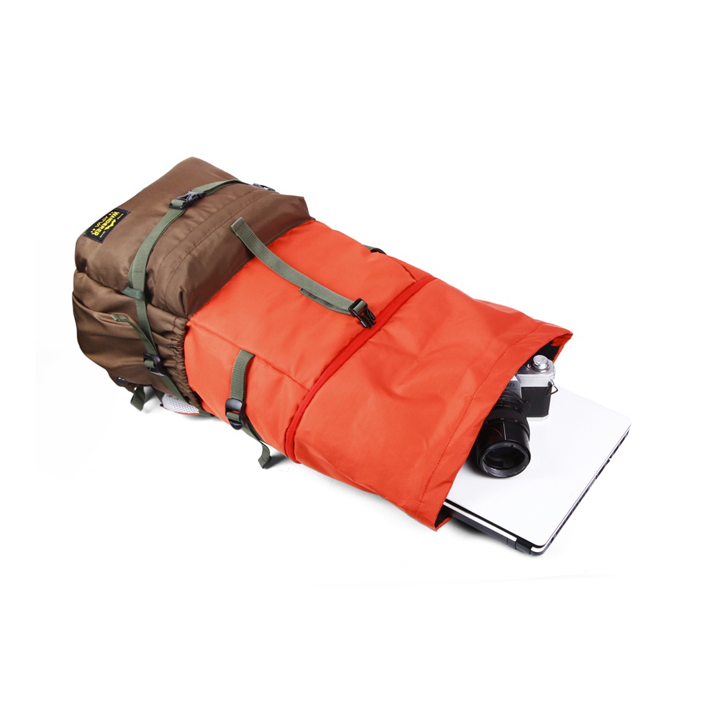 SAVANA JESPER ORIGINAL x ATVA Tas Ransel Outdoor Casual Pria Wanita Daily Backpack Kuliah Kampus Sekolah Tas Punggung Laptop Ukuran Besar 14 15 16 Inch Traveling Carrier Bagpack Rolltop Adventure Daypack Premium Roll Top Travel Bag Keren Terbaru Branded