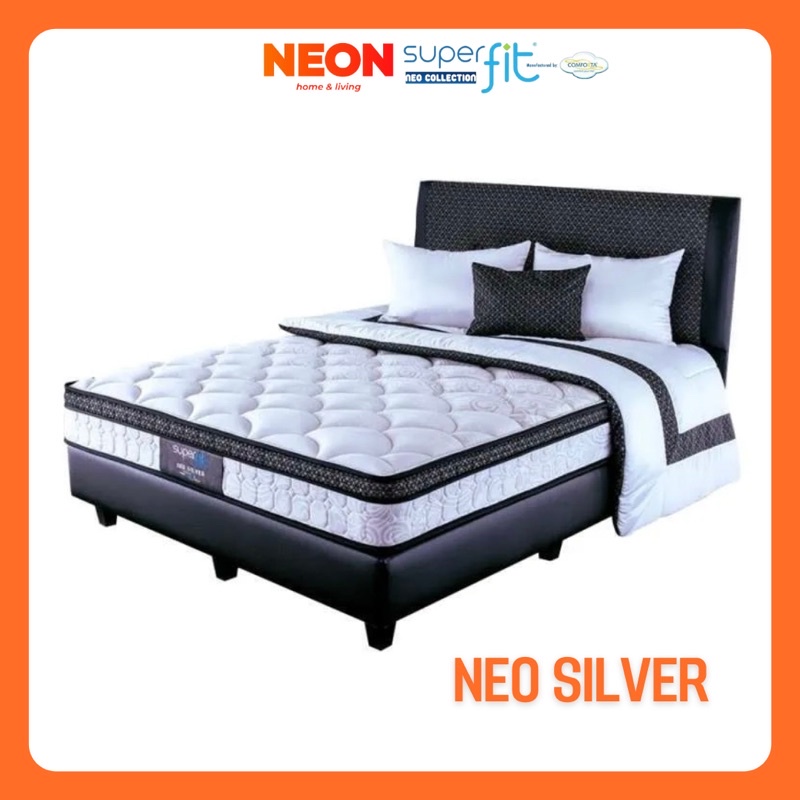 Neo Silver Spring Bed | Super Fit Comforta Spring bed | Spring Bed Empuk | Kasur Matras Comforta