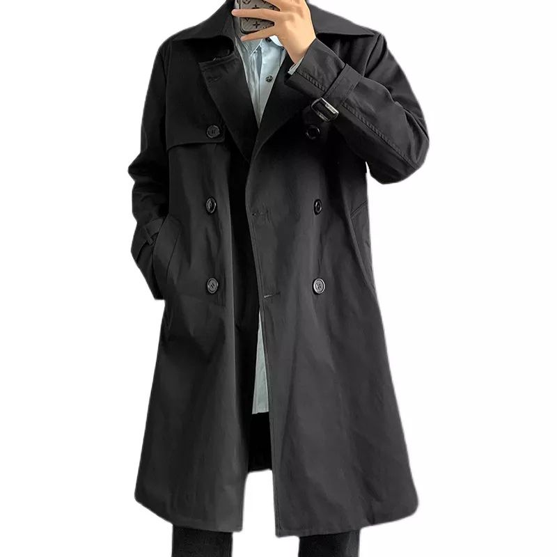 best sale jaket jubah pria long coat blezer panjang selutut