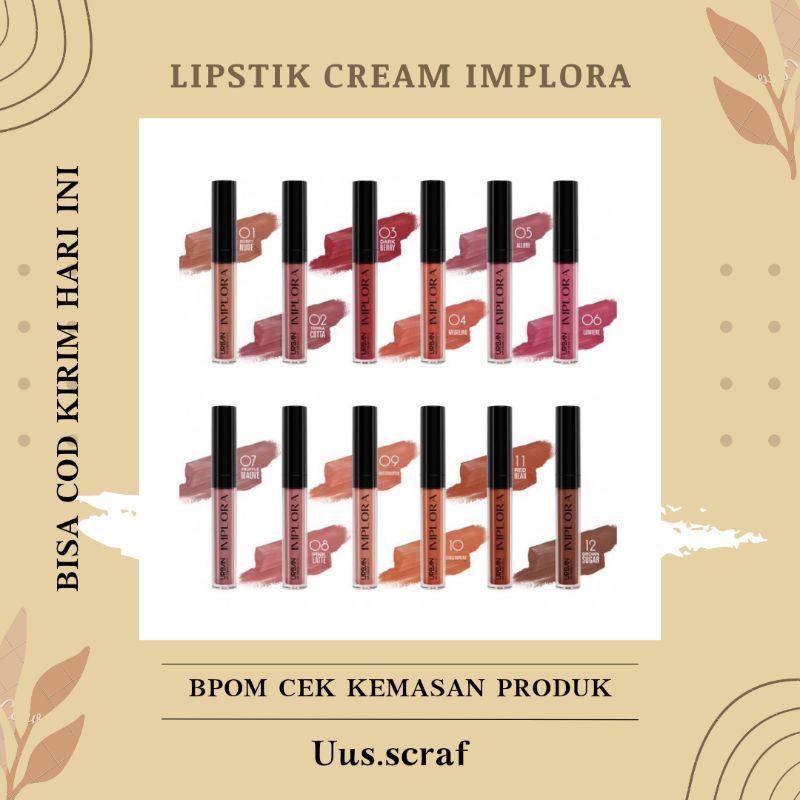 LIPSTIK IMPLORA URBAN MATTE | LIPSTIK IMPLORA (part 2)