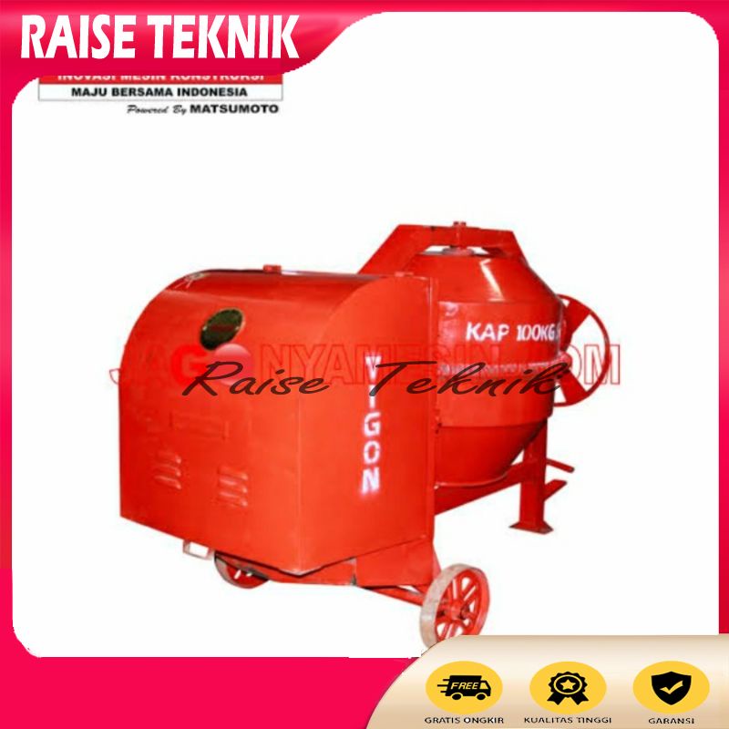 MESIN MOLEN SEMEN 50KG TIGON 425L + PENGERAK DIESEL R175