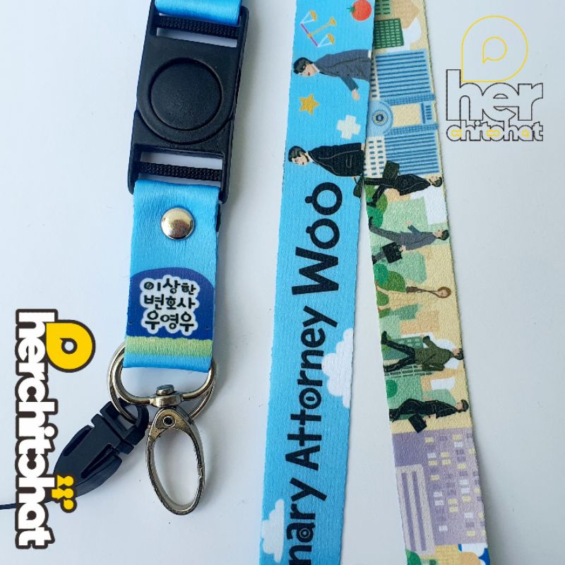 

Lanyard Fanart Drakor EXTRAORDINARY ATTORNEY WOO - Tali ID Card K-Drama