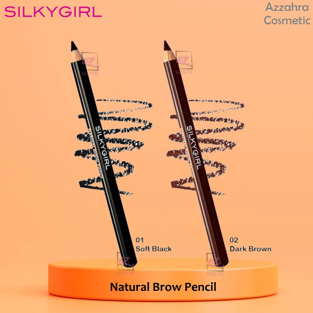 SILKYGIRL Natural Brow Pencil | Eyebrow Pencil | Pensil Alis