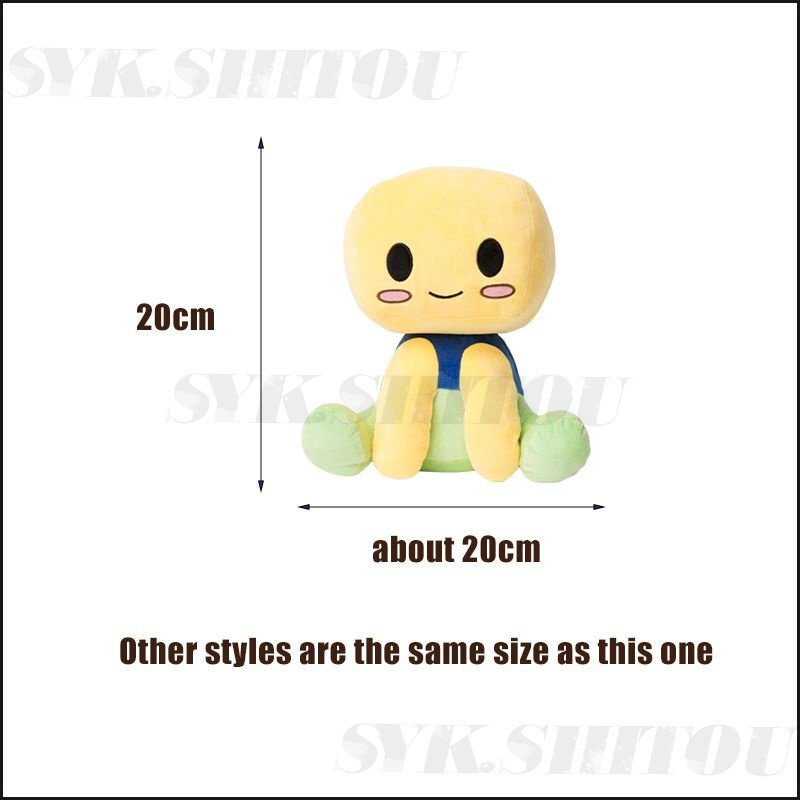 Mainan Boneka Plush Blox Buddies Lembut Ukuran 20cm Untuk Hadiah Natal / Ulang Tahun Anak / Bayi 2023