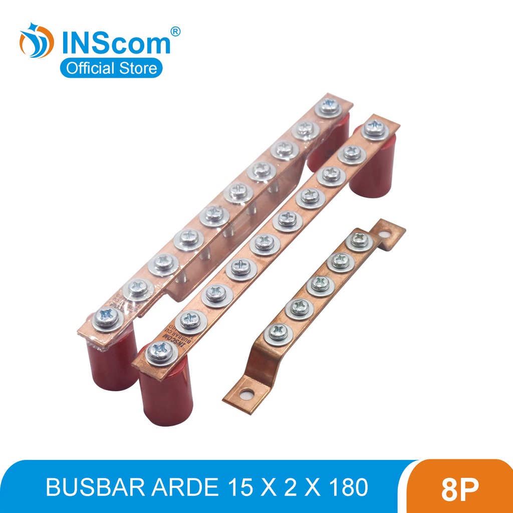 Jual Busbar Arde Tembaga X X Ground Terminal Nol Plat Isolator Shopee Indonesia