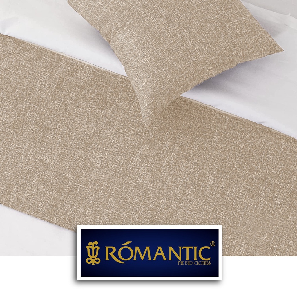 Bed Runner / Selendang kasur Khaki by ROMANTIC standard Hotel minimalis