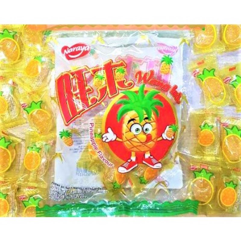 

Naraya Permen Jelly Nenas Wang Lai Pineapple Flavour Candy
