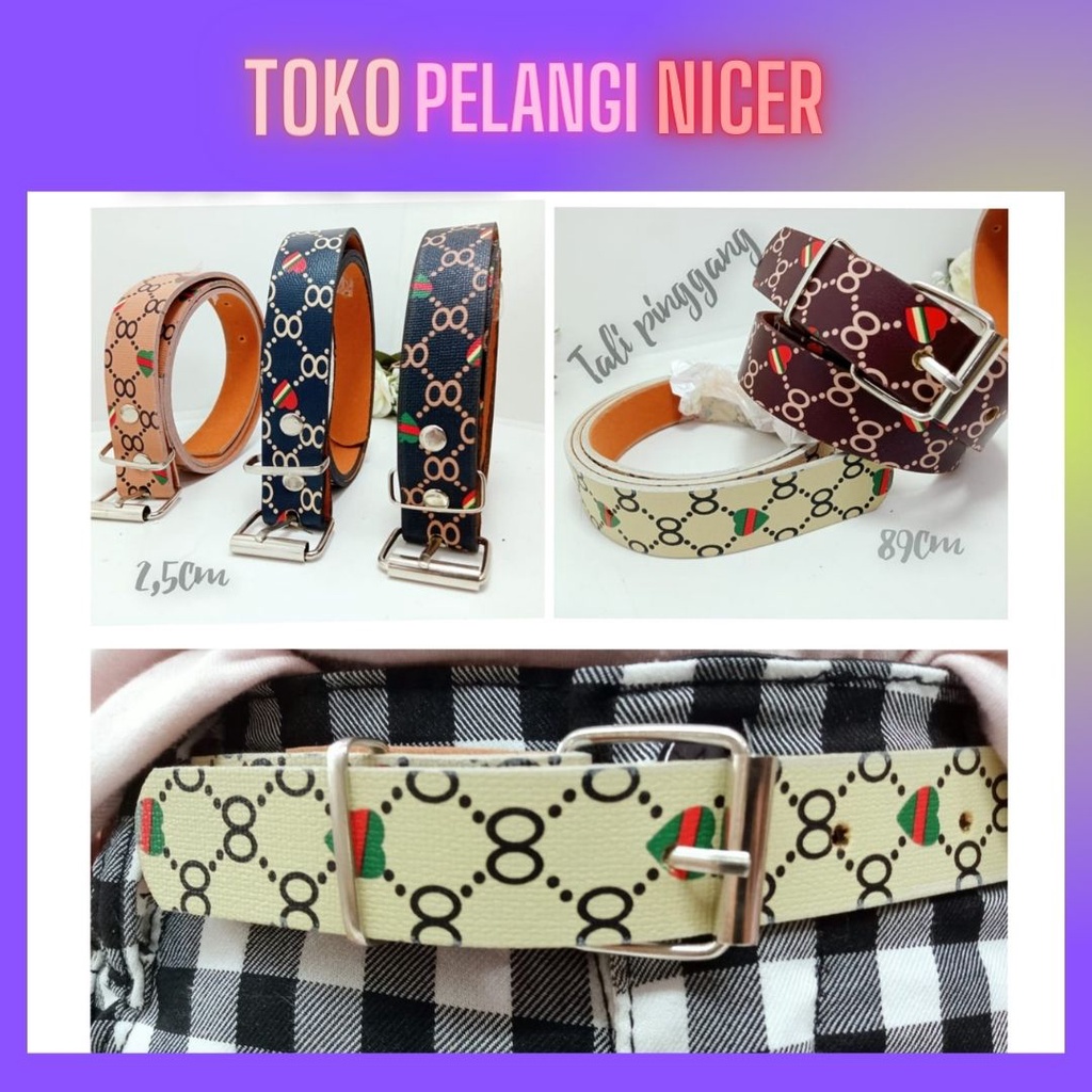 Ikat Pinggang Dress Wanita Women Belt Gcc - Ikat Pinggang GesPer motif Mewah Tokopelanginicer Gesper Ikat Pinggang Dress