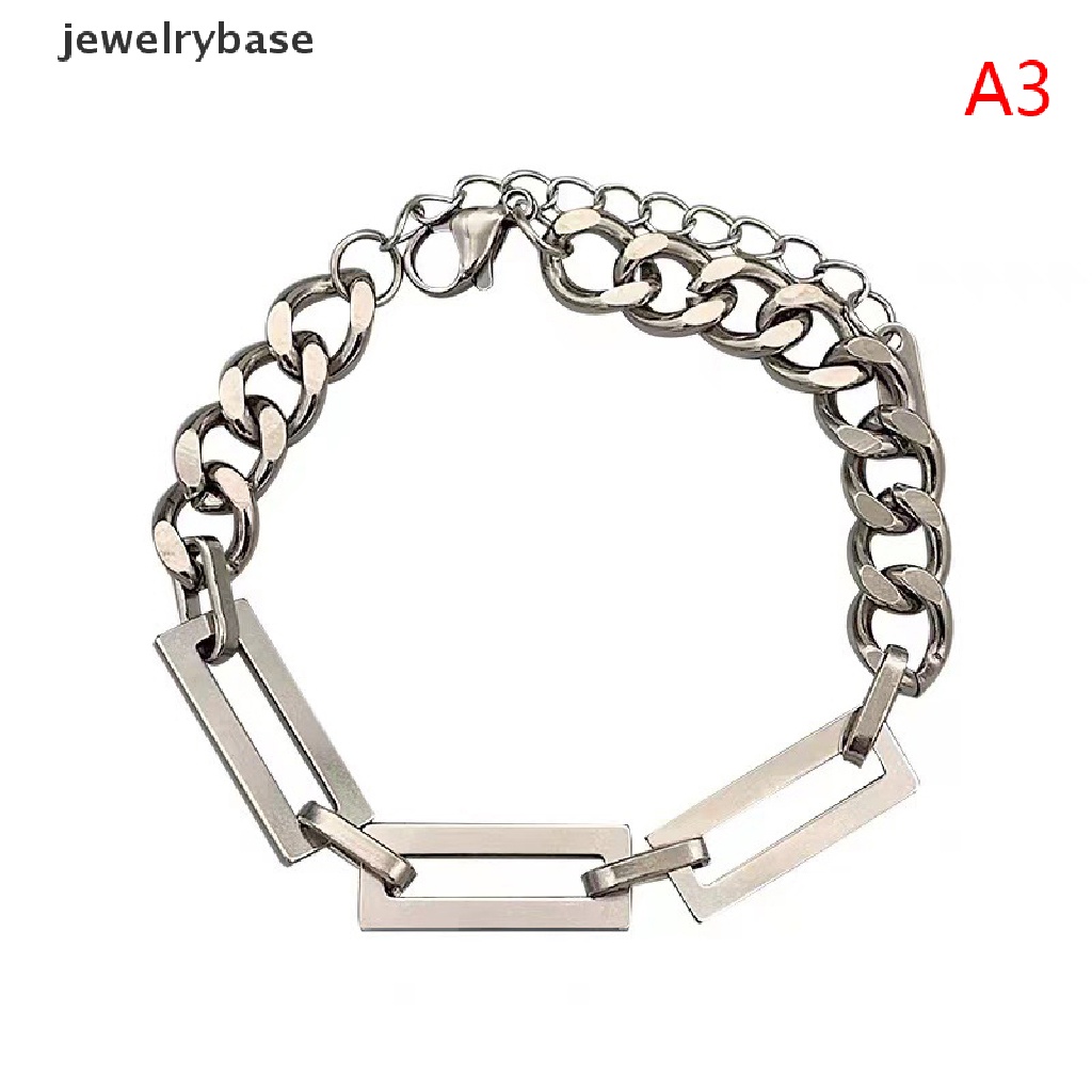 Kalung Rantai Cuba Bahan Stainless Steel 316L Warna Emas Gaya Hip Hop Minimalis Untuk Pria Dan Wanita